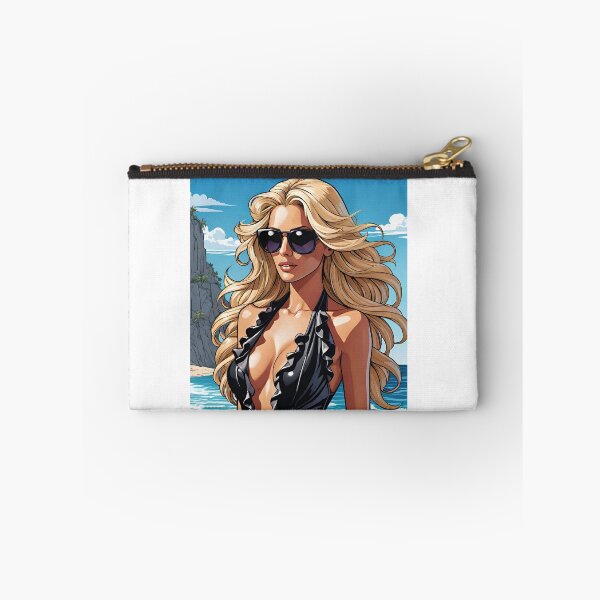 Item preview, Summer blond woman in swimming suit designed and sold by MarisoArt.