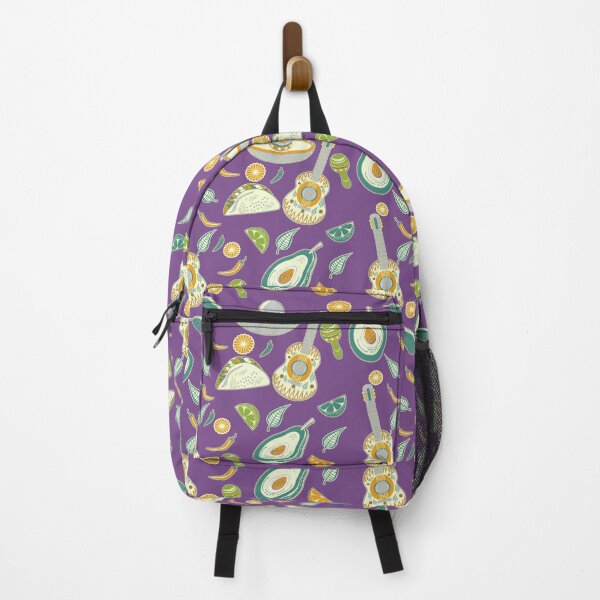 Item preview, Holy Guac'n'Roll! Mexican Style Pattern on the Purple Background  designed and sold by IraNiva.