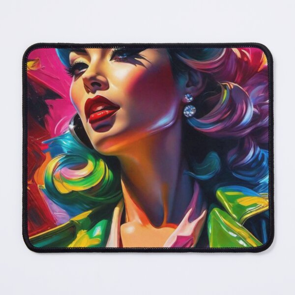 Item preview, pin-up de neón designed and sold by MatrixTattoo.