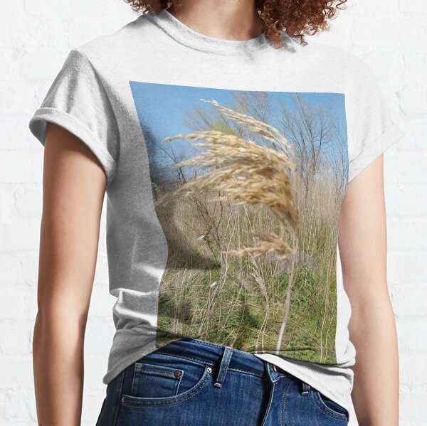 Happiness, Building, Skyscraper, New York, Manhattan, Street, Pedestrians, Cars, Towers, morning, trees, subway, station, Spring, flowers, Brooklyn, nature Classic T-Shirt