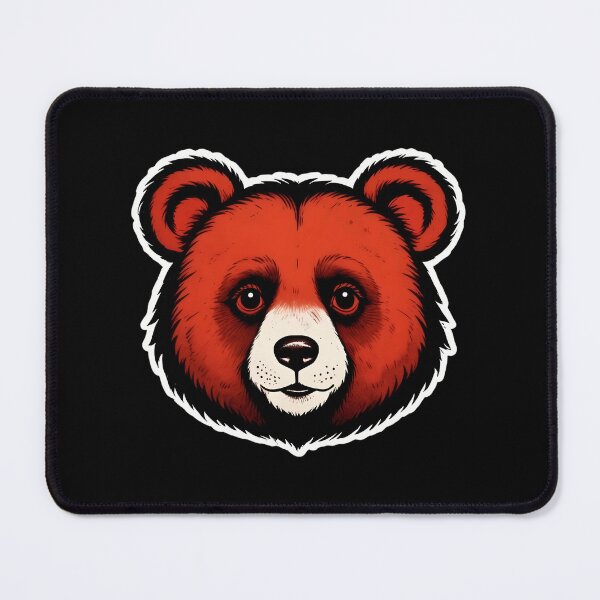 Item preview, A Face Of Cute Bear With Large Eyes And A Friendly Expression designed and sold by Adelberton.