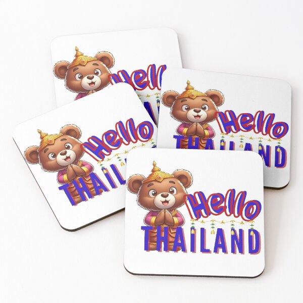 Item preview, Little Bear wears Thai clothes and pays respects in Thai style. designed and sold by kankan22.
