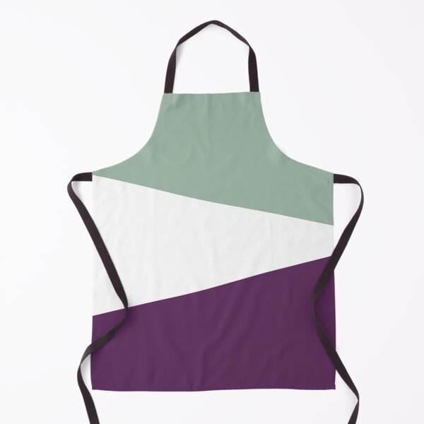 Item preview, MUTED GREEN, AUBERGINE PURPLE and WHITE GEOMETRIC DESIGN PRINT designed and sold by RachelMacht.