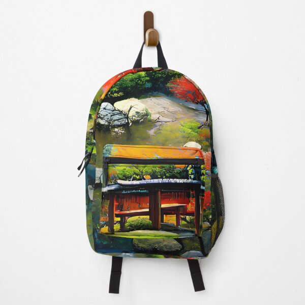 Item preview, Colorful Japanese Zen Garden Fantasy Collection #2 by GizbarArts made with a.i. designed and sold by Ganzabara.