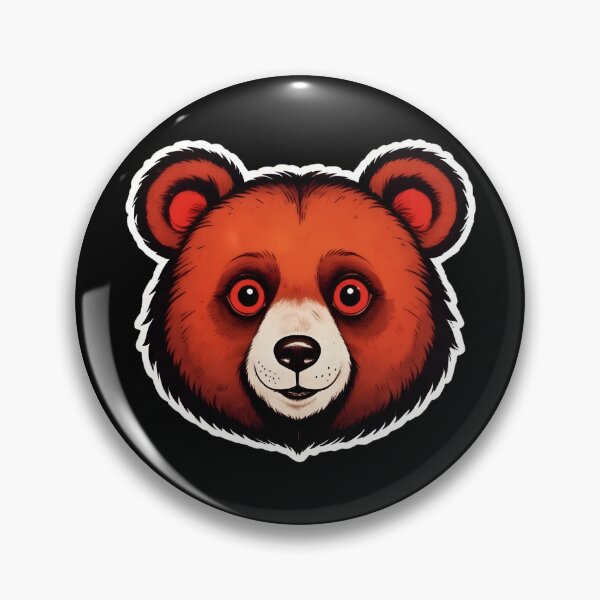 Item preview, A Face Of Cute Bear With Large Eyes And A Friendly Expression designed and sold by Adelberton.