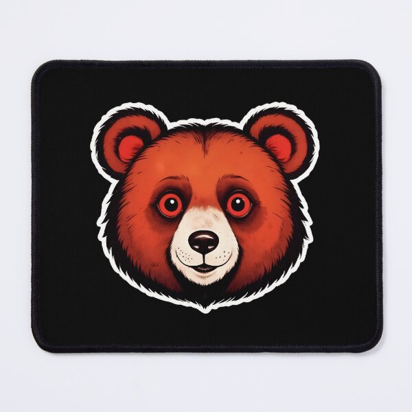 Item preview, A Face Of Cute Bear With Large Eyes And A Friendly Expression designed and sold by Adelberton.