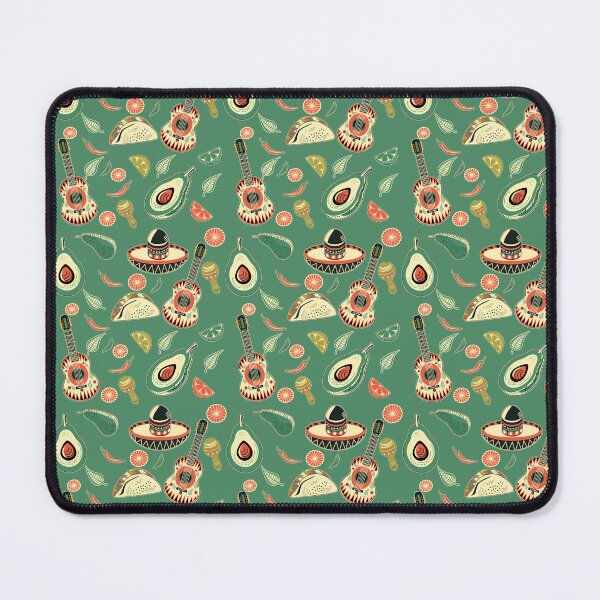 Item preview, Nacho Awesome Day ! Mexican Style Pattern on the Green Background  designed and sold by IraNiva.