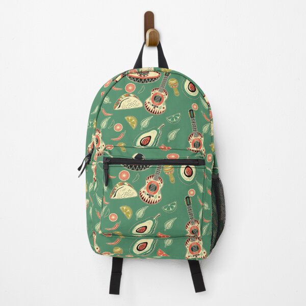 Item preview, Nacho Awesome Day ! Mexican Style Pattern on the Green Background  designed and sold by IraNiva.