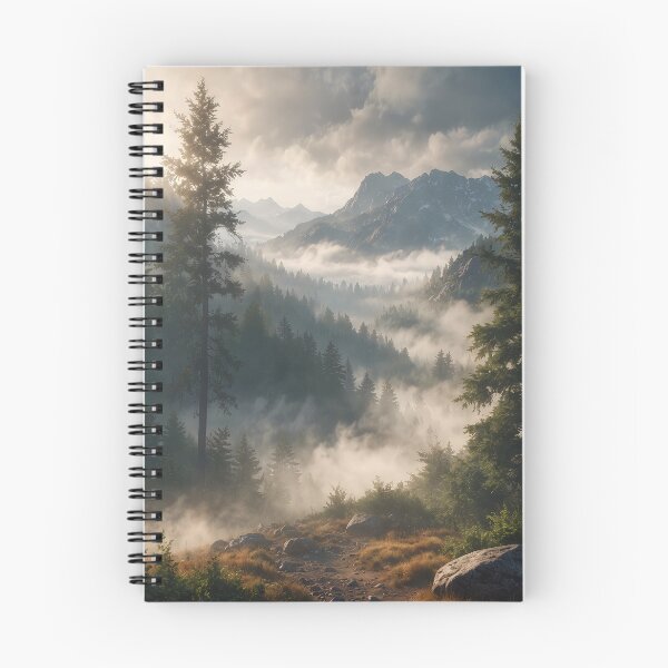 Item preview, Amazing scene with mountains sunset lights designed and sold by digoarpi.
