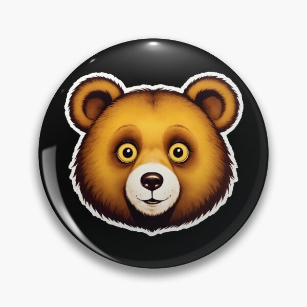 Item preview, A Face Of Cute Bear With Large Eyes And A Friendly Expression designed and sold by Adelberton.