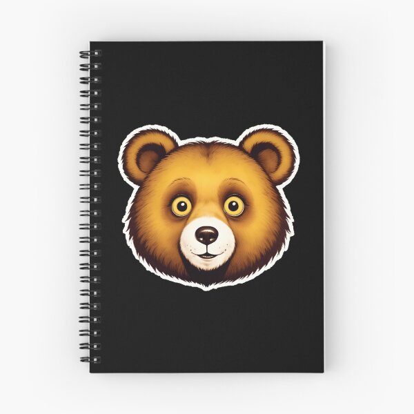 Item preview, A Face Of Cute Bear With Large Eyes And A Friendly Expression designed and sold by Adelberton.