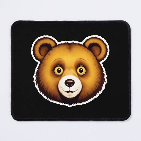 Item preview, A Face Of Cute Bear With Large Eyes And A Friendly Expression designed and sold by Adelberton.