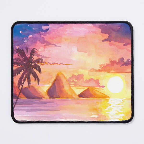Item preview, Mesmerizing Pitons Saint Lucia in Golden Sunset Beauty designed and sold by artshop77.