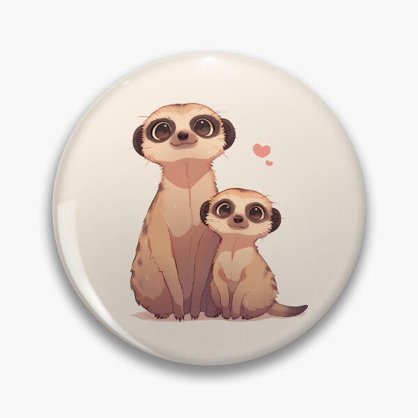Item preview, Lovely Mother and Baby Meerkat designed and sold by Windy-market.