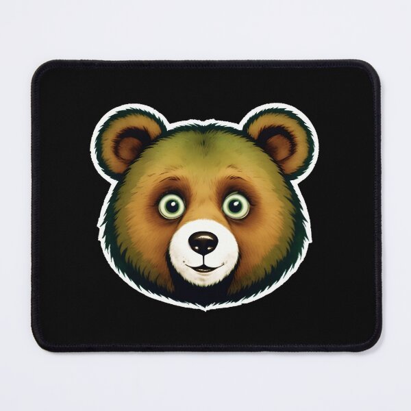 Item preview, A Face Of Cute Bear With Large Eyes And A Friendly Expression designed and sold by Adelberton.