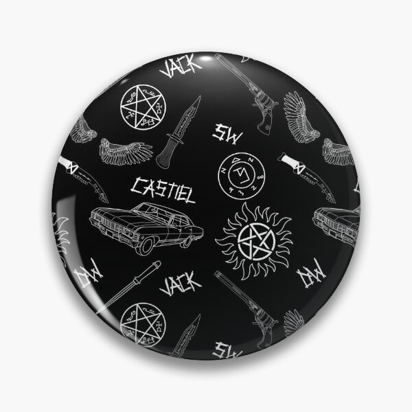 Item preview, All over supernatural pattern designed and sold by spottedhound.