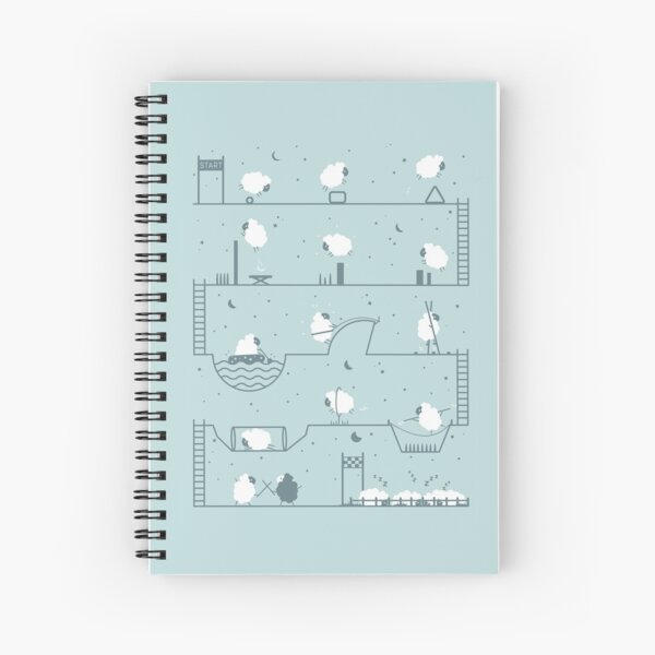 Counting Sheeps 2.0 Spiral Notebook