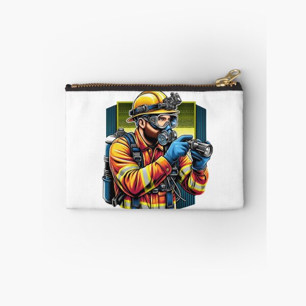 Item preview, Occupational safety specialist from Rafal Markowski Training Center with respirator and flashlight designed and sold by RafalMarkowski.