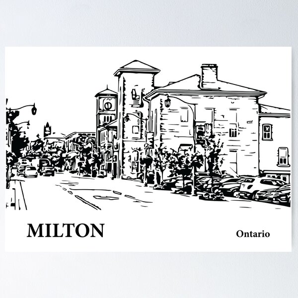 Item preview, Milton Ontario designed and sold by Lakeric Cityscapes.