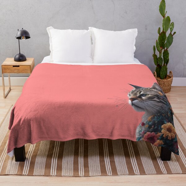 Item preview, Cat and flowers designed and sold by Art-Design-EM.