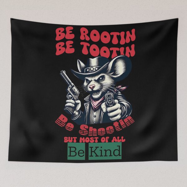 Item preview, Rootin Tootin Cowboy Mouse - Be Kind Western Art designed and sold by TheInkyOwl-TIO.
