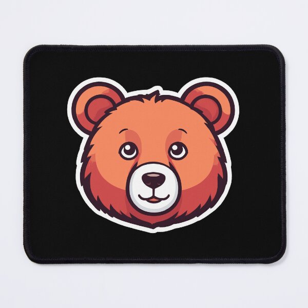 Item preview, A Face Of Cute Bear With Large Eyes And A Friendly Expression designed and sold by Adelberton.