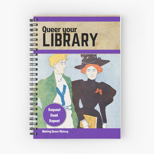 Item preview, Queer Your Library (walking book club) designed and sold by QueerHistory.