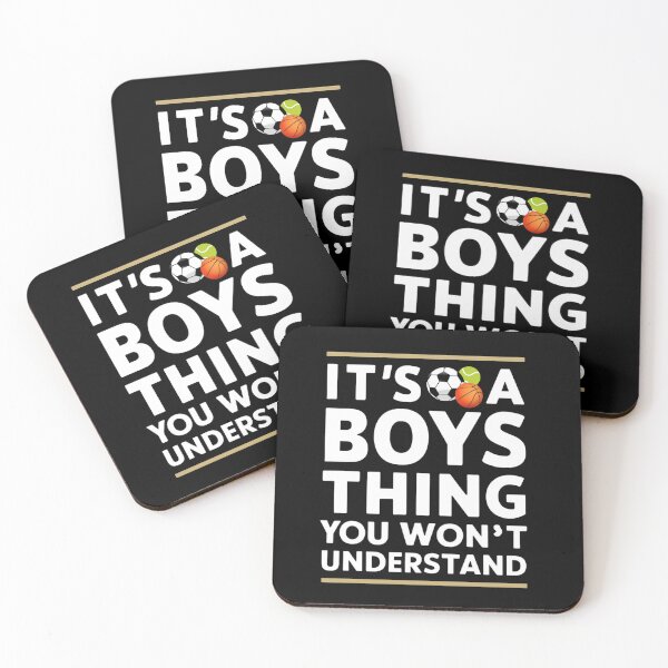 Item preview,  It`s A Boys Thing You, Won`t Understand Retro Funny Typographic Boys Sport Lovers Design designed and sold by Raise2Shine.