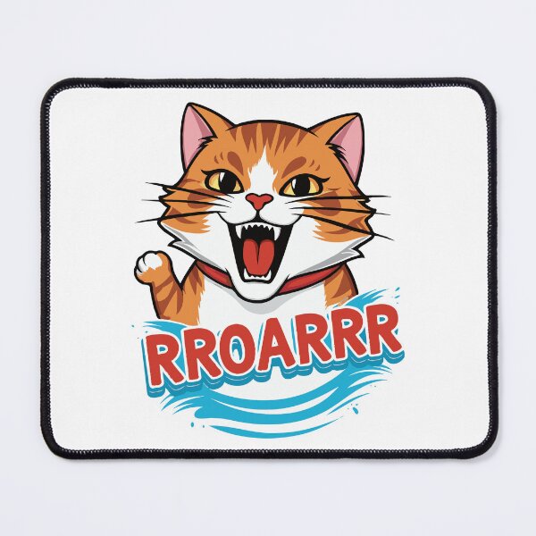 Item preview, Roaring Cute Red Cat. designed and sold by twisted-dot.