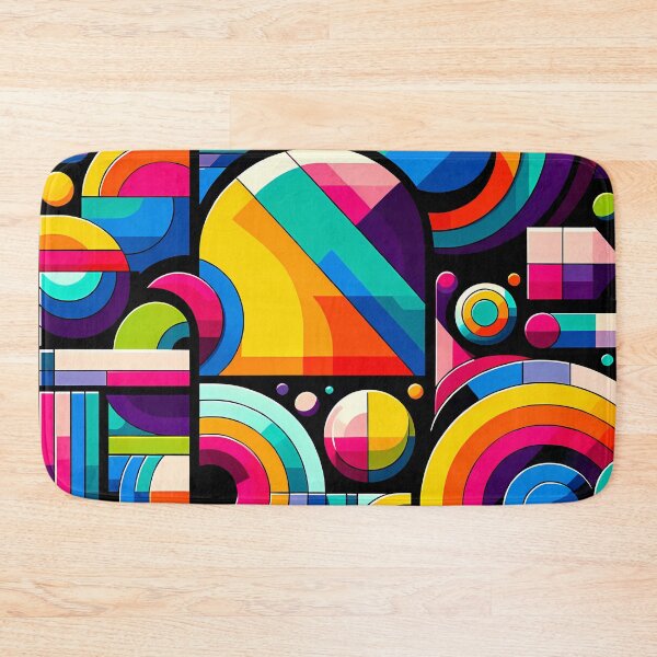 Item preview, Abstract Groovy Coloful Graphic Pattern designed and sold by whitepaperbag.