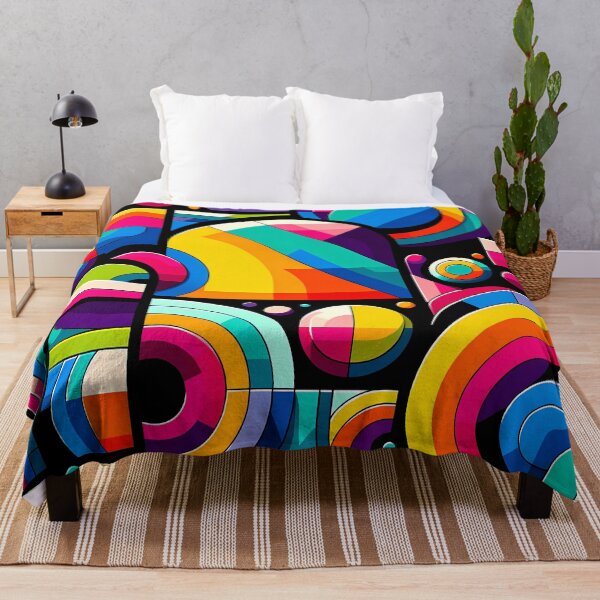 Item preview, Abstract Groovy Coloful Graphic Pattern designed and sold by whitepaperbag.