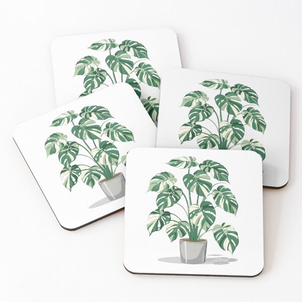 Item preview, Monstera Albo Variegata in Pot Design designed and sold by Maciej  Strzelczyk.