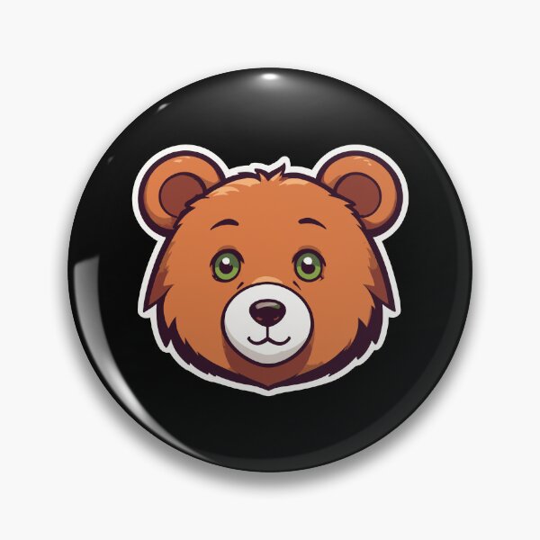 Item preview, A Face Of Cute Bear With Large Eyes And A Friendly Expression designed and sold by Adelberton.