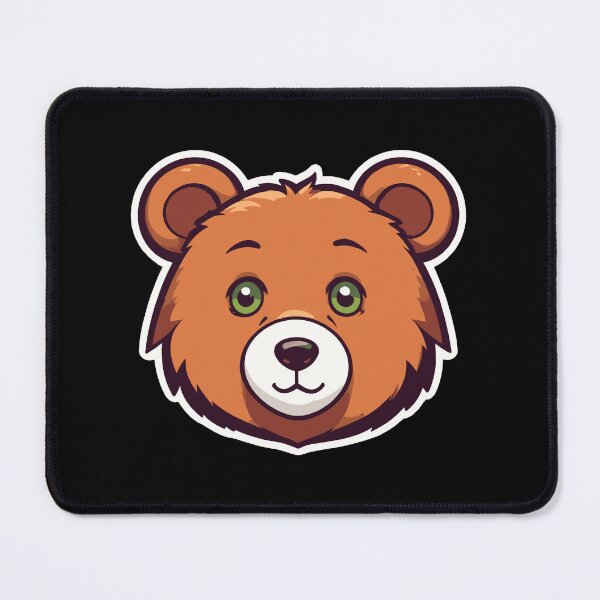 Item preview, A Face Of Cute Bear With Large Eyes And A Friendly Expression designed and sold by Adelberton.