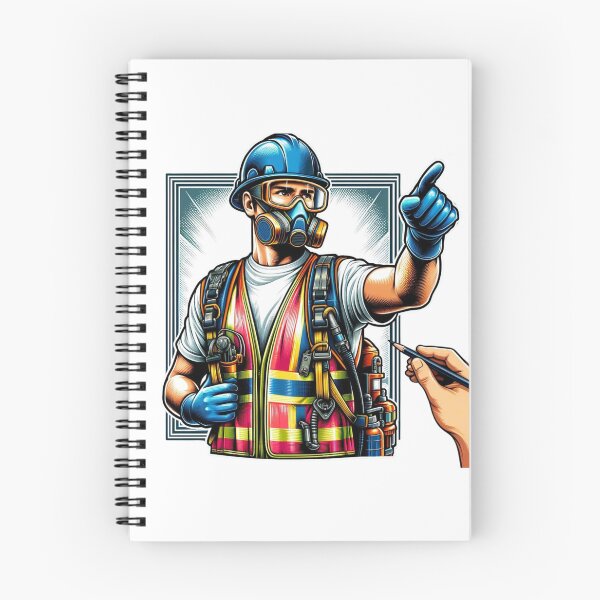 Item preview, Occupational safety specialist from Rafal Markowski Training Center with safety equipment in action designed and sold by RafalMarkowski.
