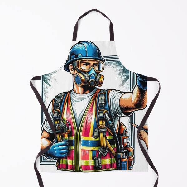 Item preview, Occupational safety specialist from Rafal Markowski Training Center with safety equipment in action designed and sold by RafalMarkowski.