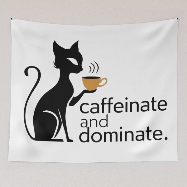 Item preview, Caffeinated cat dominate  designed and sold by Ajax90.
