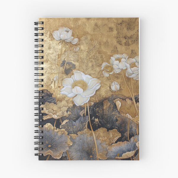 Item preview, Imaginary white and gold poppies designed and sold by aghnadarragh.
