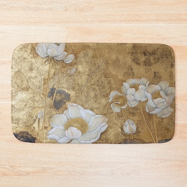 Item preview, Imaginary white and gold poppies designed and sold by aghnadarragh.