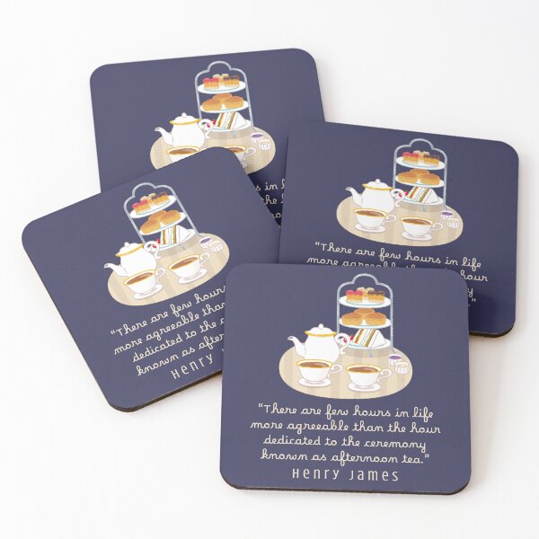 Item preview, Copy of Henry James  quote: there are few hours in life more agreeable than the hour dedicated to the ceremony known as afternoon tea. designed and sold by artbleed.