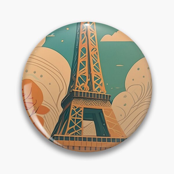 Item preview, Retro travel poster Eiffel tower designed and sold by Photopat.