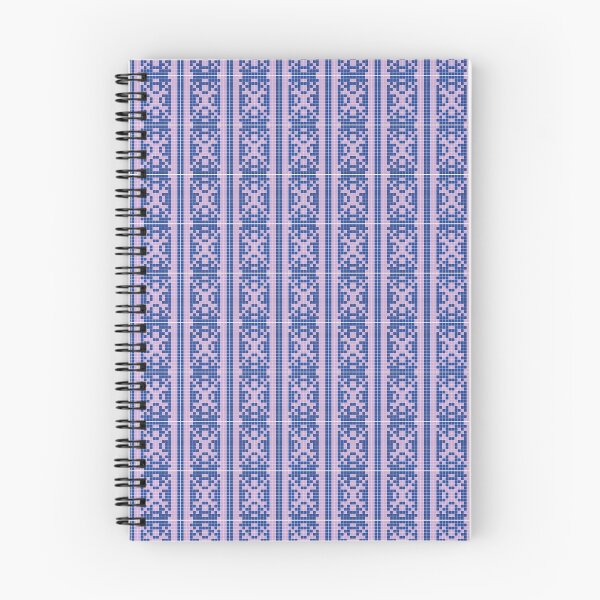 Item preview, Binary Patterns - Patience - Pink and blue   designed and sold by Hulya Yucel Designs.