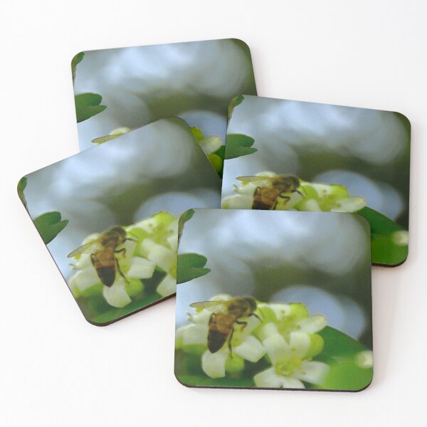 Item preview, Bokeh Honey Bee designed and sold by MercerImages.
