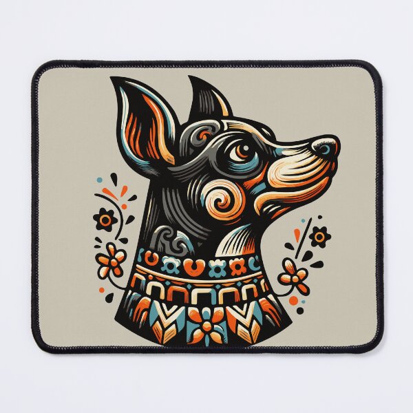 Item preview, Chiapas Xolo: A Vibrant Celebration of Mexico's Iconic Hairless Hound designed and sold by Edgar Ramirez.