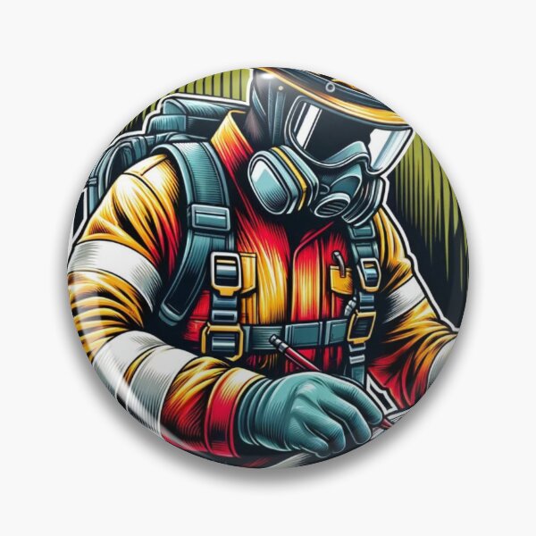 Item preview, Occupational safety specialist from the Rafal Markowski training center during safety check in protective clothing designed and sold by RafalMarkowski.