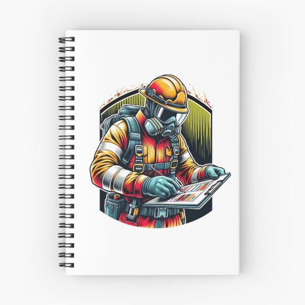 Item preview, Occupational safety specialist from the Rafal Markowski training center during safety check in protective clothing designed and sold by RafalMarkowski.
