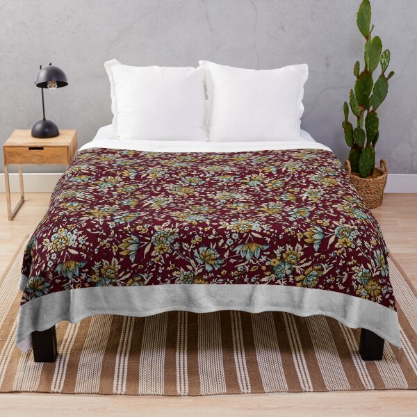 Item preview, Fragment of colorful retro tapestry textile pattern with floral ornament useful as background designed and sold by sigoisette.