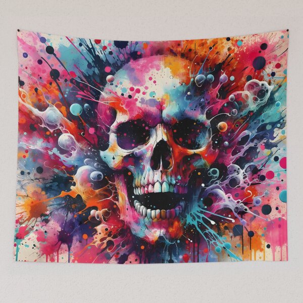 Item preview, Skull Painted with Graffiti designed and sold by h00ch2003.