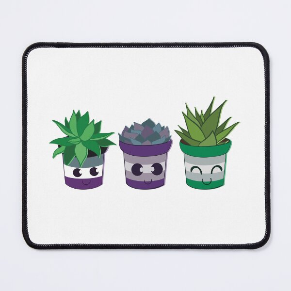 Item preview, Pride flag succulents designed and sold by RealCloudy.