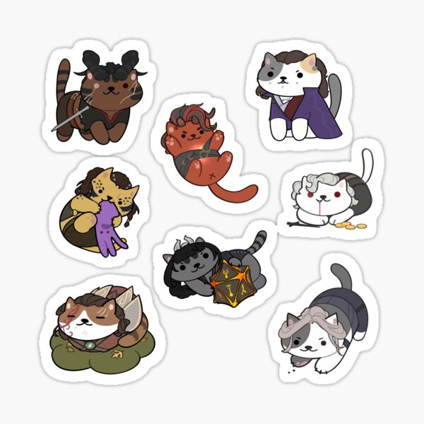 Item preview, Cat Companions | Baldurs Gate 3 | bg3  designed and sold by Nobellun ✦.